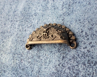 45mm x 20mm antique brass color  metal  pulls drawer   pull cabinet knob  pull handles  r30