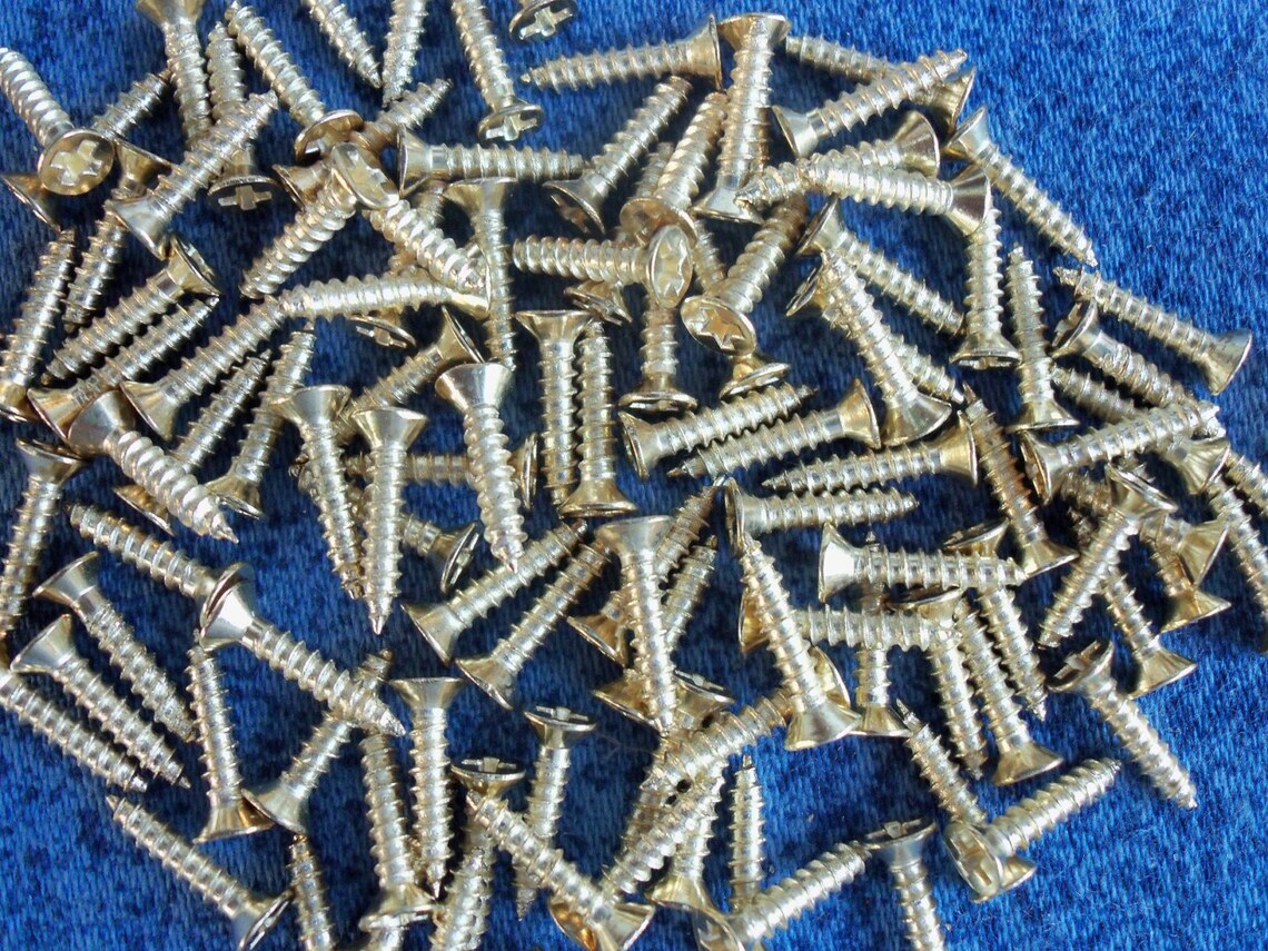 Miniature Hardware Parts Pack of 100 Small 25mm X 8mm Self Etsy