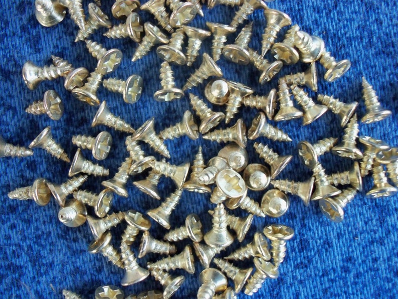 Miniature Hardware Parts Pack of 100 Small 2mm X 5mm Self Etsy