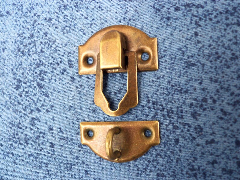 1pcs 27mm X 30mm Metal Latches for Box Lock. Color Antique Etsy