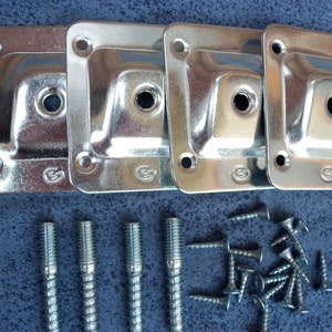 1set  angled  mounting plates M8 for fixing table legs с3