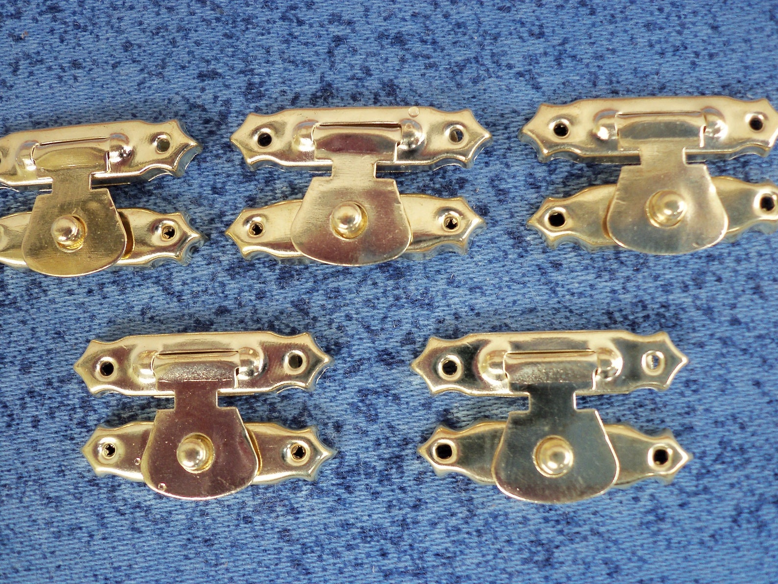 5 Set of 29mm X 16mm Metal Latches for Box Lockcolor Gold Etsy