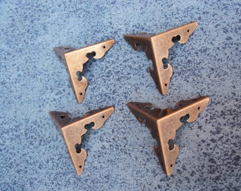 4pcs 30mm x 30mm x 30mm decorative corner bracket for chest case box u71