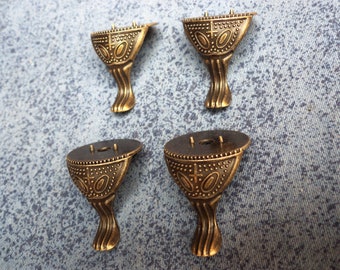 4pcs 28mm x 24mm, metal box feet Legs Decorative for Box Making.n83