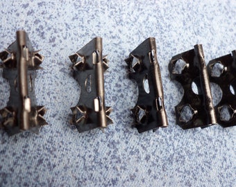 5pcs 27 x 15 mm picture photo art work frame back board backboard support stand leg feet fibreboard barbed hinge  P86