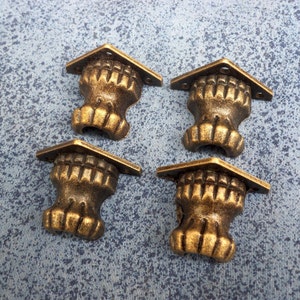 4pcs 35mm x 25mm  metal box feet legs decorative for box making  n36