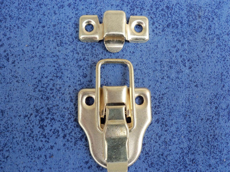 1 Set of 40mm X 65mm Metal Latches for Box Lockcolor Gold Z62 Etsy