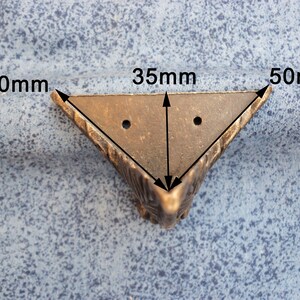 4pcs 65mm x 75mm, metal box feet legs decorative for box making.n35 image 5