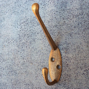 1pcs hanger hook  18mm x 80mm  color antique brass  k10