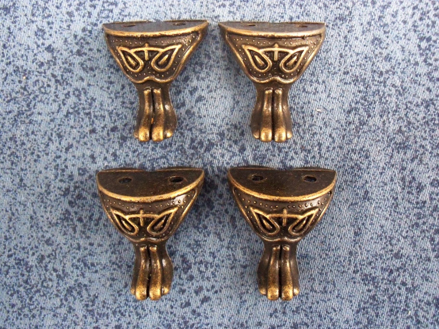 4pcs 30mm x 30mm metal box feet Legs Decorative for Box Etsy