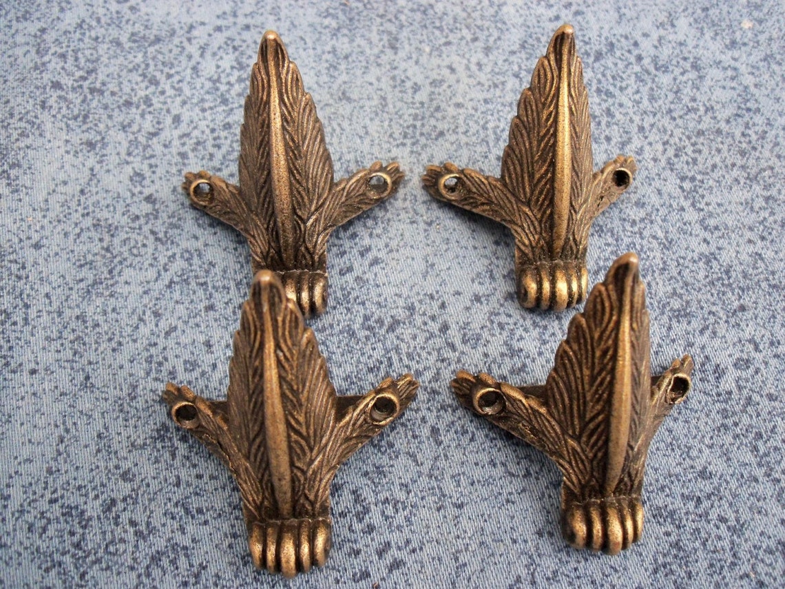 4pcs 50mm X 30mm X 30mm Metal Box Feet Legs Decorative for Etsy
