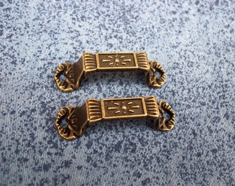 2pcs 40mm x 10mm metal dresser drawer handles r29