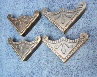4pcs metal decorative сorner 55mm x 55mm x 13mm  u103
