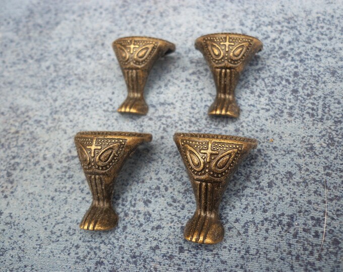 4pcs 27mm X 30mm, Metal Box Feet Legs Decorative for Box Making.n47 Etsy