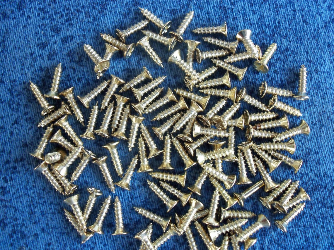 Miniature Hardware Parts Pack of 100 Small 2mm X 8mm Self Etsy