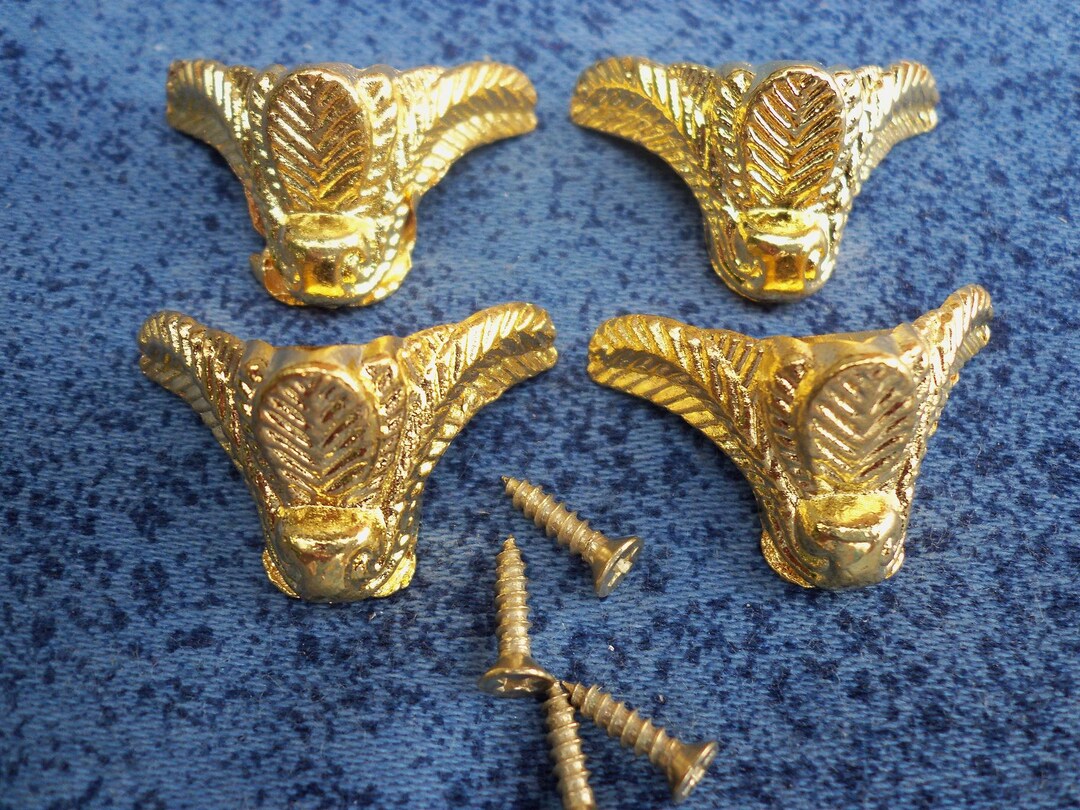 4pcs 15mm X 20mm X 20mm Metal Box Feet Leggs Decorative for Etsy