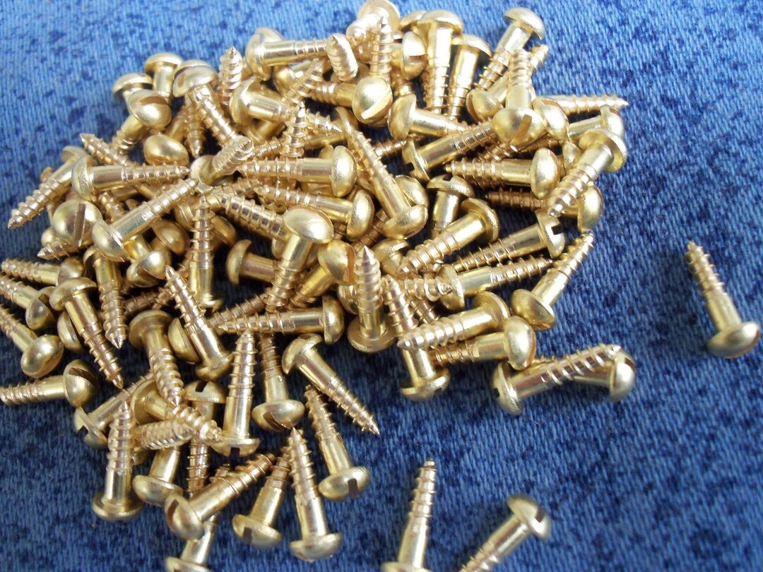 Miniature Hardware Parts Pack of 100 Small 25x10 Mm Solid Etsy