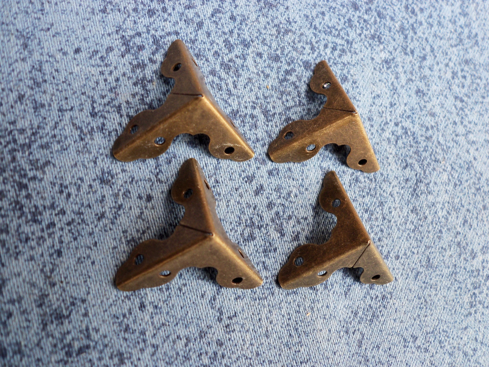4pcs 20mm X 20mm X 20mm Metal Decorative Corner Bracket for Etsy UK