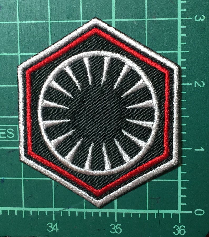 First Order White, Red and Black Uniform Patch Star Wars: The Force Awakens The Last Jedi image 4