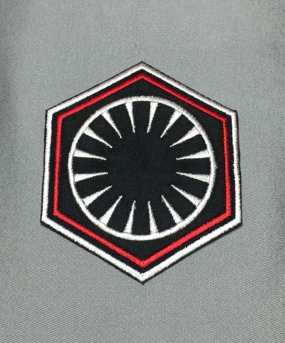 Star Wars JEDI Logo Red & Black 3 Embroisered Patch- USA Mailed