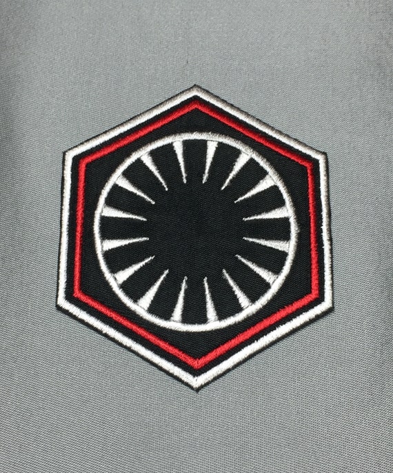 Star Wars JEDI Logo Red & Black 3 Embroisered Patch- USA Mailed