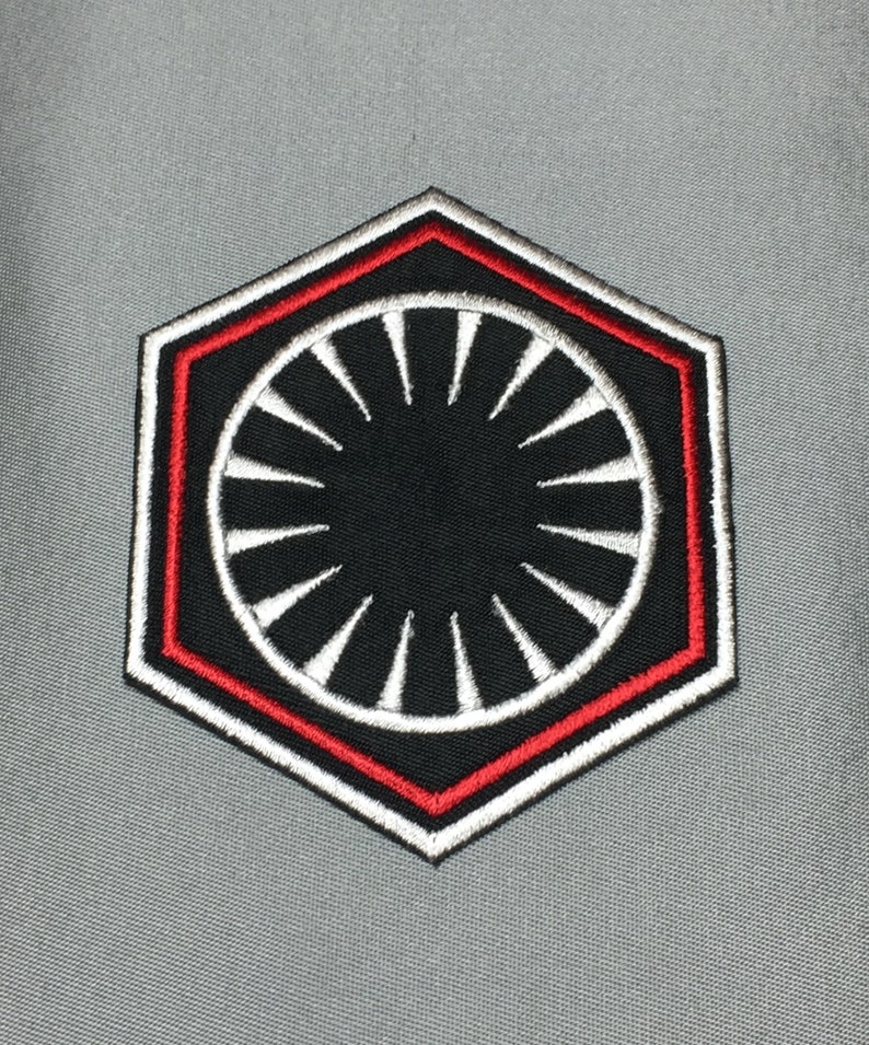 First Order White, Red and Black Uniform Patch Star Wars: The Force Awakens The Last Jedi image 1