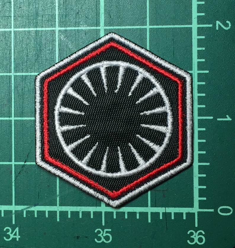 First Order White, Red and Black Uniform Patch Star Wars: The Force Awakens The Last Jedi image 5