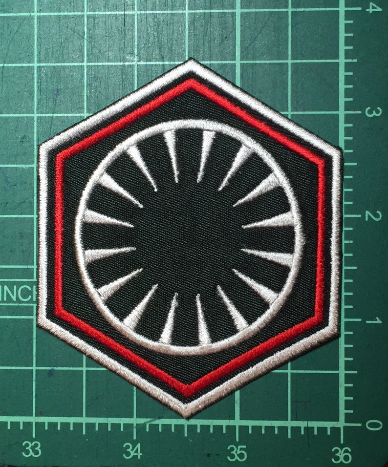 First Order White, Red and Black Uniform Patch Star Wars: The Force Awakens The Last Jedi image 3