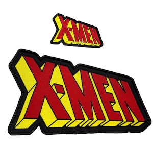 Uncanny X-Men Comics Classic Logo Patch  - Multiple Sizes \ Emblem \ Badge \ Applique