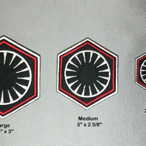 First Order White, Red and Black Uniform Patch - Star Wars: the Force ...
