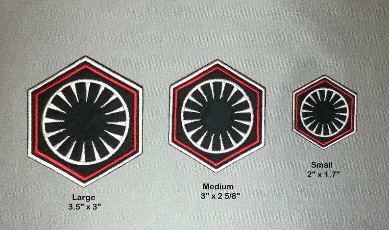 First Order White Red and Black Uniform Patch Star Wars: | Etsy