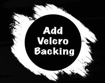 ADD VELCRO to patches - Add on item