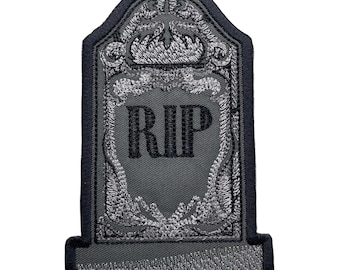 RIP Tombston Patch \ Emblem \ Badge \ Applique