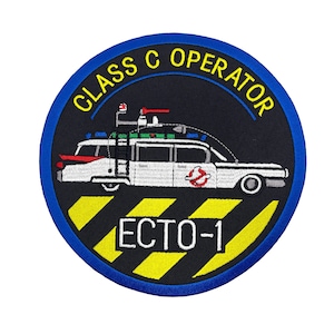 Ghostbusters Ecto-1 Patch \ Emblem \ Badge \ Applique