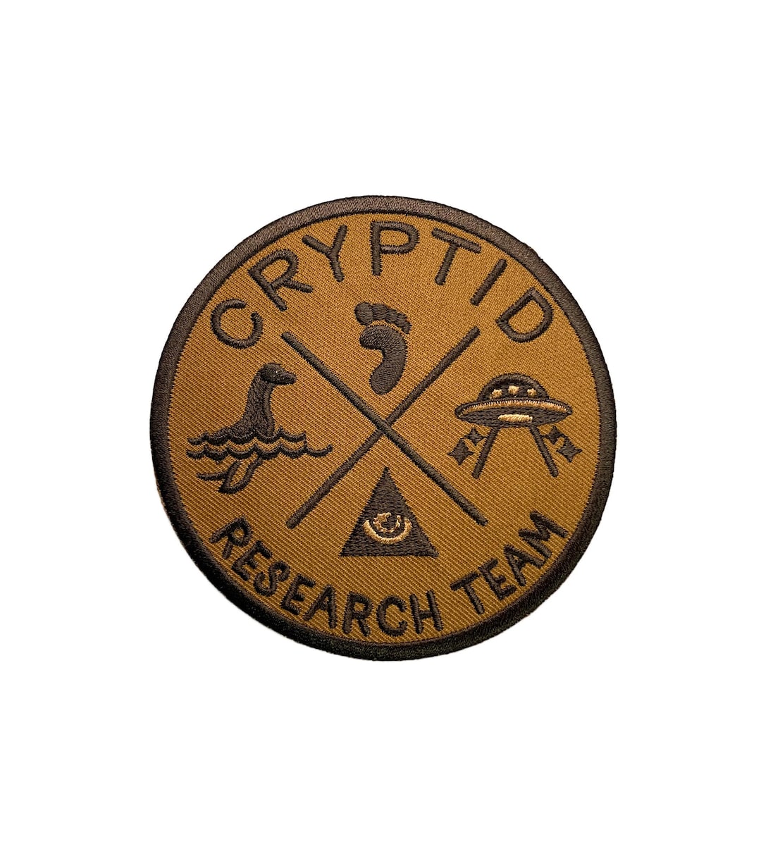 Cryptid Research Team Patch \ Emblem \ Badge \ Applique - Etsy
