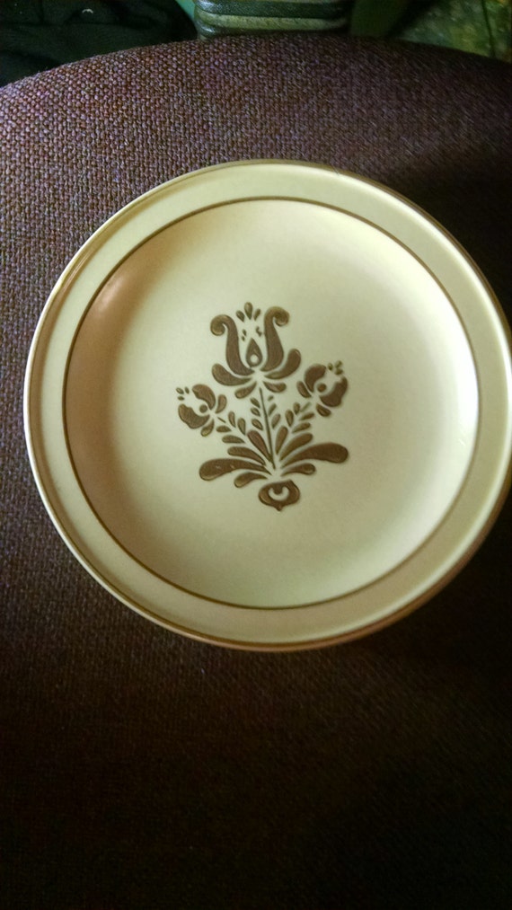 Vintage, Pfaltzgraff, Village Pattern, Dessert Plates