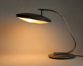 Desk Lamp Fase 520 chrome gray vintage mid-century gradient lighting