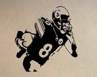 Hines Ward Pittsburgh Steelers Football Vinyl Wall Sticker Decal 37" w x 33" h