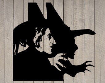Wizard of Oz Wicked Witch of the West Vinyl Wall Sticker Decal