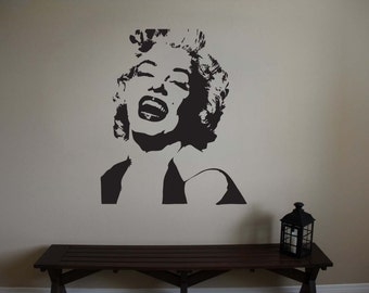 Marilyn Monroe Vinyl Wall Sticker Decal 44"h x 39"w