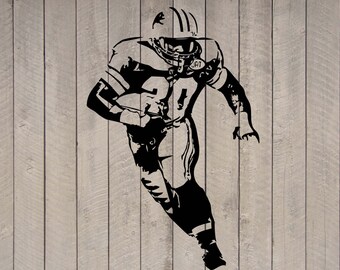 Barry Sanders Detroit Lions Football Vinyl Wall Sticker Decal 27" w x 44" h