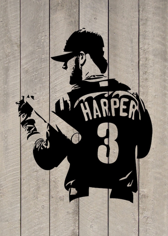 black bryce harper jersey