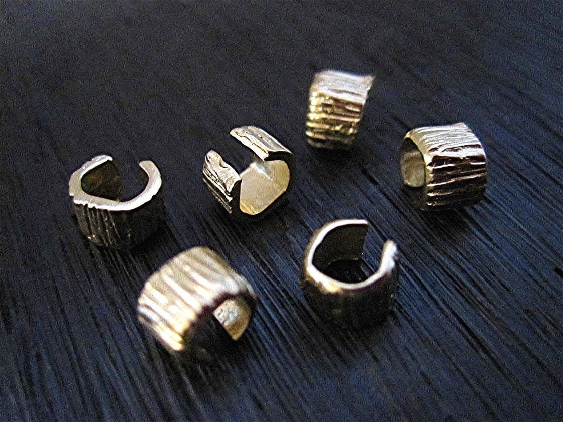 4mm Rhodium Crimp Bead Covers by Bead Landing™