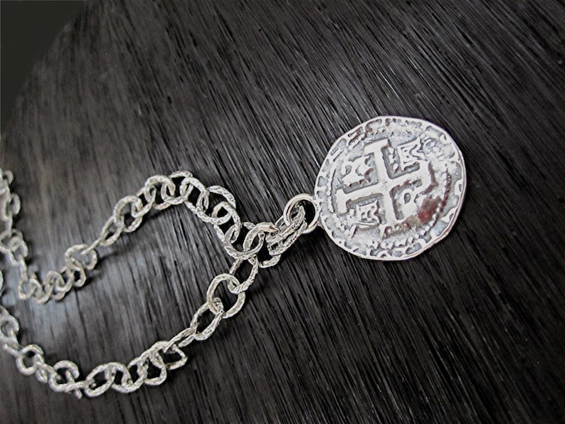 Gold Bronze Spanish Coin Replica Charm and Pendant one Etsy