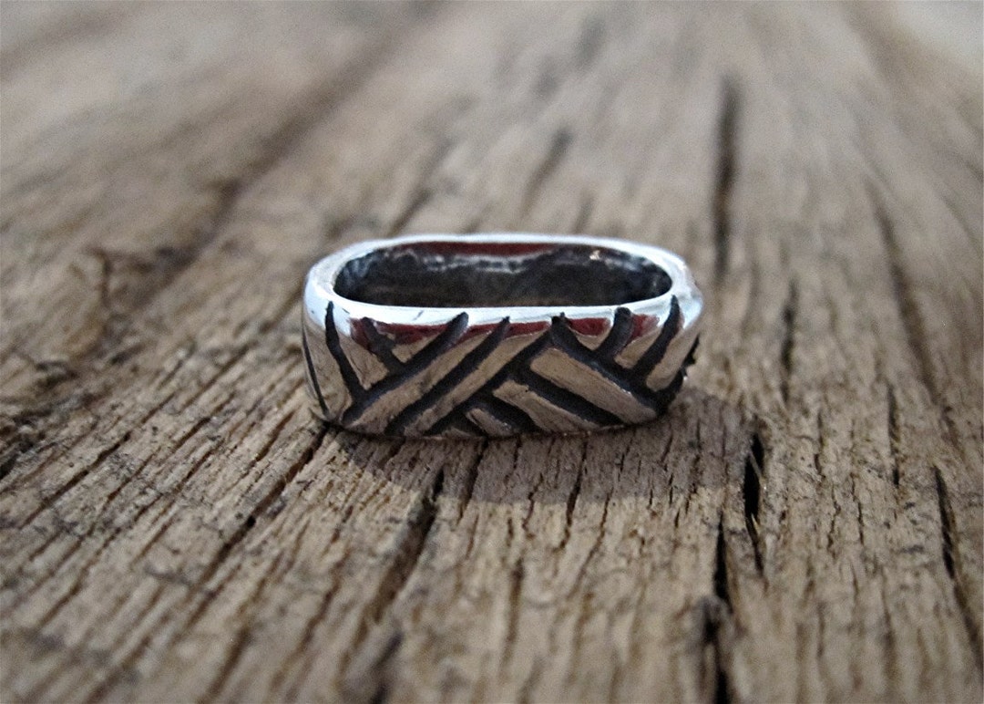 Artisan Sterling Silver Basket Weave Bracelet and Necklace Etsy