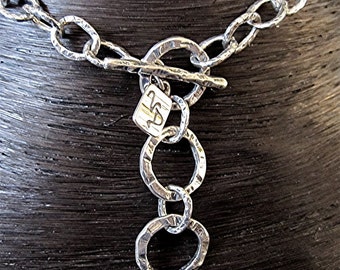 NEU! Artisan Halsketten-Verlängerungsverschluss aus Sterlingsilber (eins)