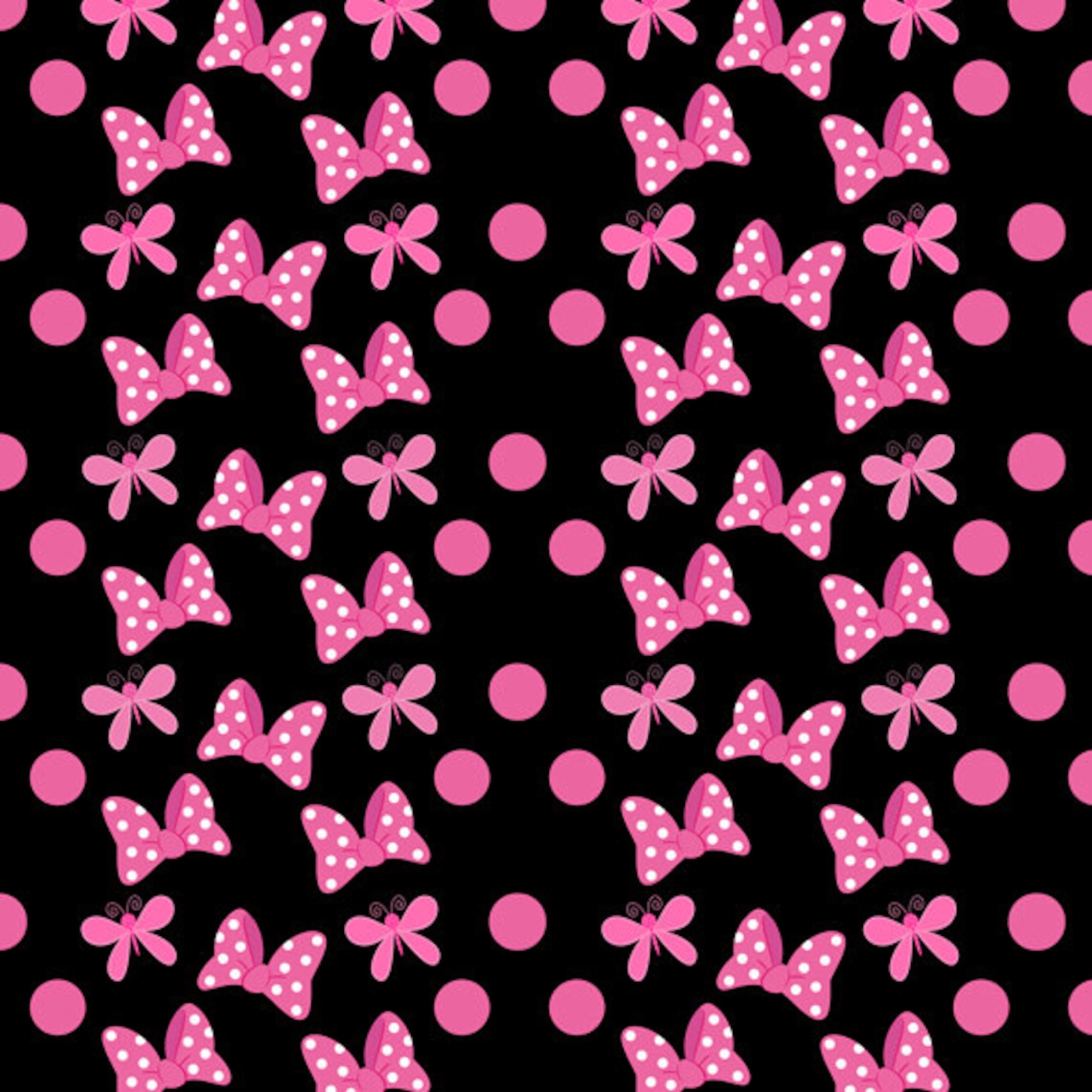 Minnie Mouse Digital Paper Pack Polka Dots Minnie Mouse Etsy