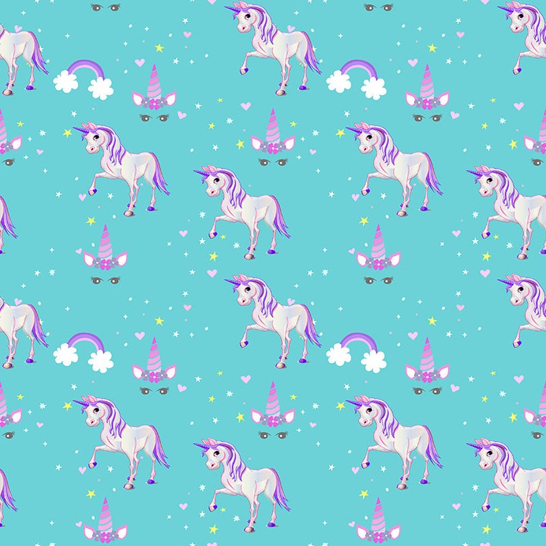 Unicorn Digital Papers 12 Seamless Unicorn Designs Scrapbook Paper