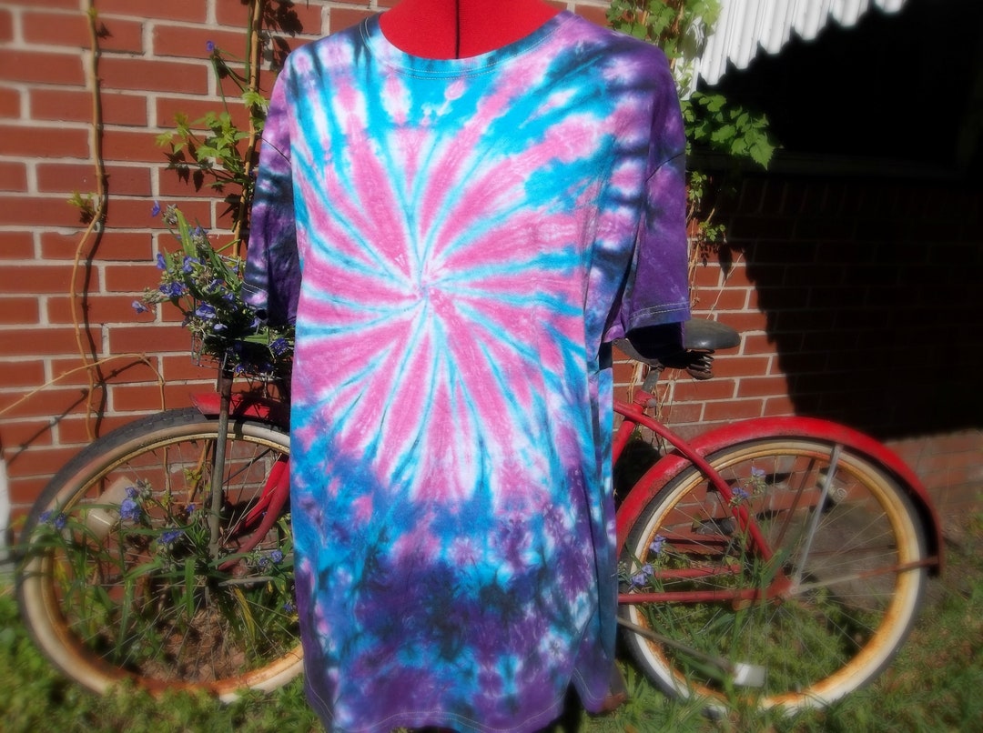 purple-and-pink-starburst-tie-dye-hand-dyed-made-to-order-etsy-uk