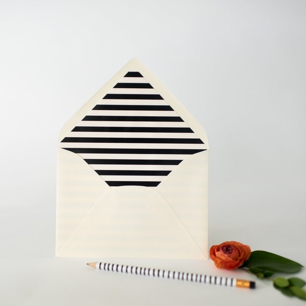 Lined Envelopes Etsy